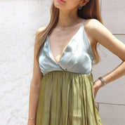 <Mサイズ1点即納>バックオープンコントラストキャミソールワンピース - select store mirror me<Mサイズ1点即納>バックオープンコントラストキャミソールワンピース194489434mirror meselect store mirror me194489434S