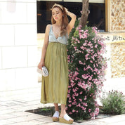 <Mサイズ1点即納>バックオープンコントラストキャミソールワンピース - select store mirror me<Mサイズ1点即納>バックオープンコントラストキャミソールワンピース194489434mirror meselect store mirror me194489434S