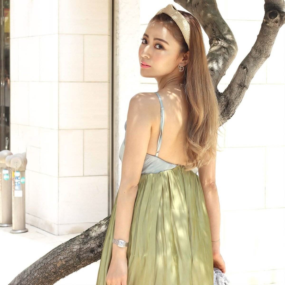 <Mサイズ1点即納>バックオープンコントラストキャミソールワンピース - select store mirror me<Mサイズ1点即納>バックオープンコントラストキャミソールワンピース194489434mirror meselect store mirror me194489434S