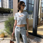 <Mサイズ1点即納><伸縮性抜群>【動画あり】裾カット&ダメージハイライトデニムパンツ - select store mirror me<Mサイズ1点即納><伸縮性抜群>【動画あり】裾カット&ダメージハイライトデニムパンツ194554058mirror meselect store mirror me194554058XS