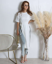 <Mサイズ1点即納><伸縮性抜群>【動画あり】裾カット&ダメージハイライトデニムパンツ - select store mirror me<Mサイズ1点即納><伸縮性抜群>【動画あり】裾カット&ダメージハイライトデニムパンツ194554058mirror meselect store mirror me194554058XS