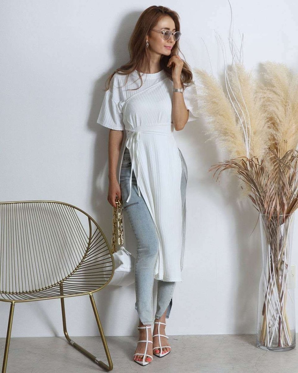 <Mサイズ1点即納><伸縮性抜群>【動画あり】裾カット&ダメージハイライトデニムパンツ - select store mirror me<Mサイズ1点即納><伸縮性抜群>【動画あり】裾カット&ダメージハイライトデニムパンツ194554058mirror meselect store mirror me194554058XS