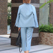 <Mサイズ1点即納>最高のシルエット!【動画あり】シェルアイスブルー美シルエットパンツ - select store mirror me<Mサイズ1点即納>最高のシルエット!【動画あり】シェルアイスブルー美シルエットパンツ52696303mirror meselect store mirror me52696303XS