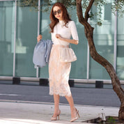 <Mサイズ1点即納>【動画あり】ヴィンテージ繊細レースヌーディー美ラインスカート - select store mirror me<Mサイズ1点即納>【動画あり】ヴィンテージ繊細レースヌーディー美ラインスカート97433172mirror meselect store mirror me97433172S