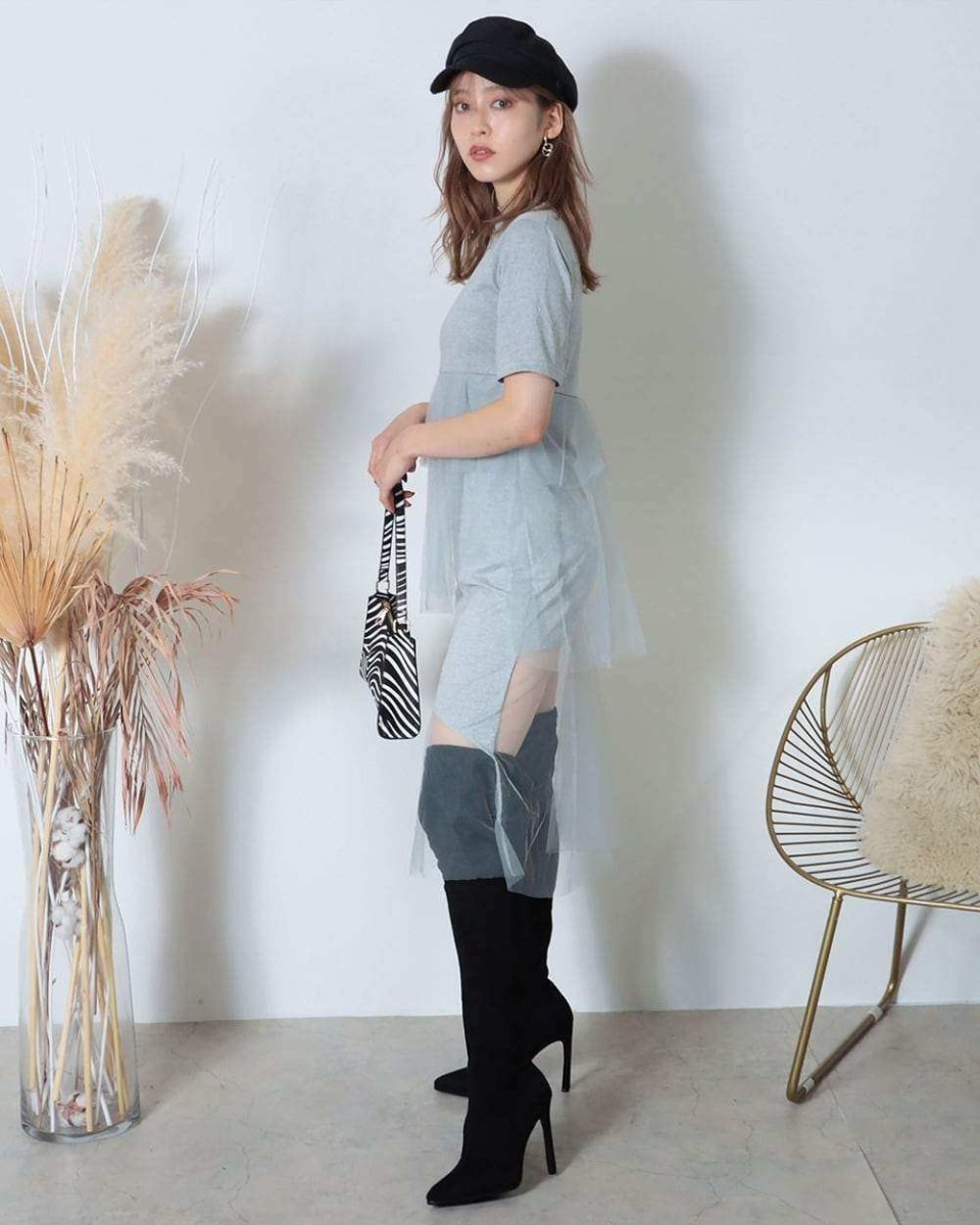 <グレーMサイズ1点即納>【殿堂入り】【動画あり】フリルTシャツロングワンピース 2色展開 - select store mirror me<グレーMサイズ1点即納>【殿堂入り】【動画あり】フリルTシャツロングワンピース 2色展開194556416mirror meselect store mirror me194556416グレー×S