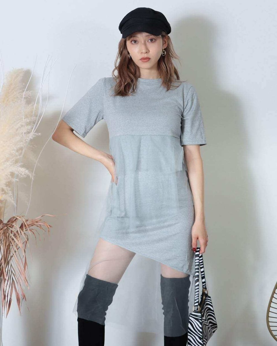 <グレーMサイズ1点即納>【殿堂入り】【動画あり】フリルTシャツロングワンピース 2色展開 - select store mirror me<グレーMサイズ1点即納>【殿堂入り】【動画あり】フリルTシャツロングワンピース 2色展開194556416mirror meselect store mirror me194556416グレー×S