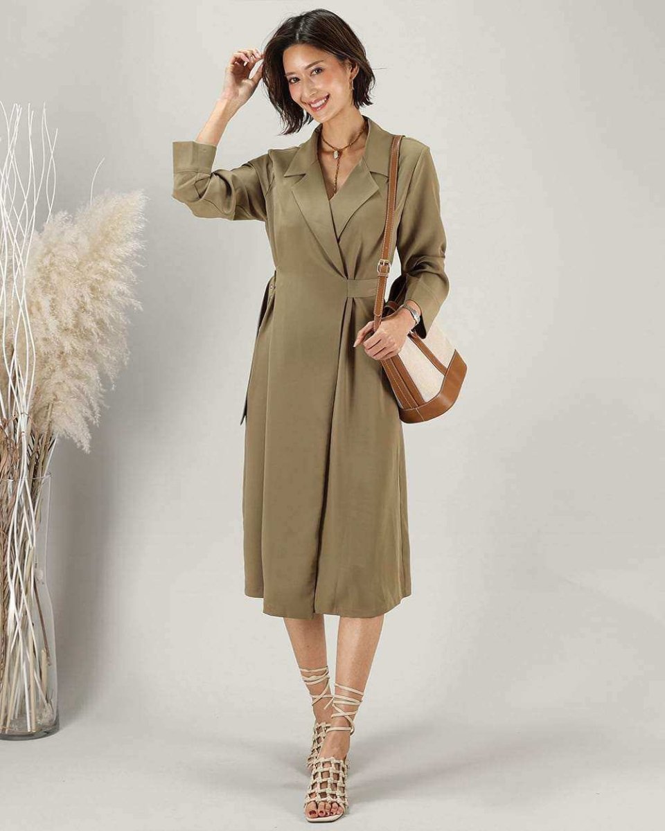 <モスグリーンM2点即納>ハイクオリティウエストマーク美ラインワンピース 2色展開 - select store mirror me<モスグリーンM2点即納>ハイクオリティウエストマーク美ラインワンピース 2色展開194556103mirror meselect store mirror me194556103モスグリーン S