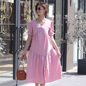 <Mサイズ2点即納>【動画あり】ベビーピンクカラーリラックスワンピース - select store mirror me<Mサイズ2点即納>【動画あり】ベビーピンクカラーリラックスワンピース194552184mirror meselect store mirror me194552184S