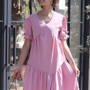 <Mサイズ2点即納>【動画あり】ベビーピンクカラーリラックスワンピース - select store mirror me<Mサイズ2点即納>【動画あり】ベビーピンクカラーリラックスワンピース194552184mirror meselect store mirror me194552184S