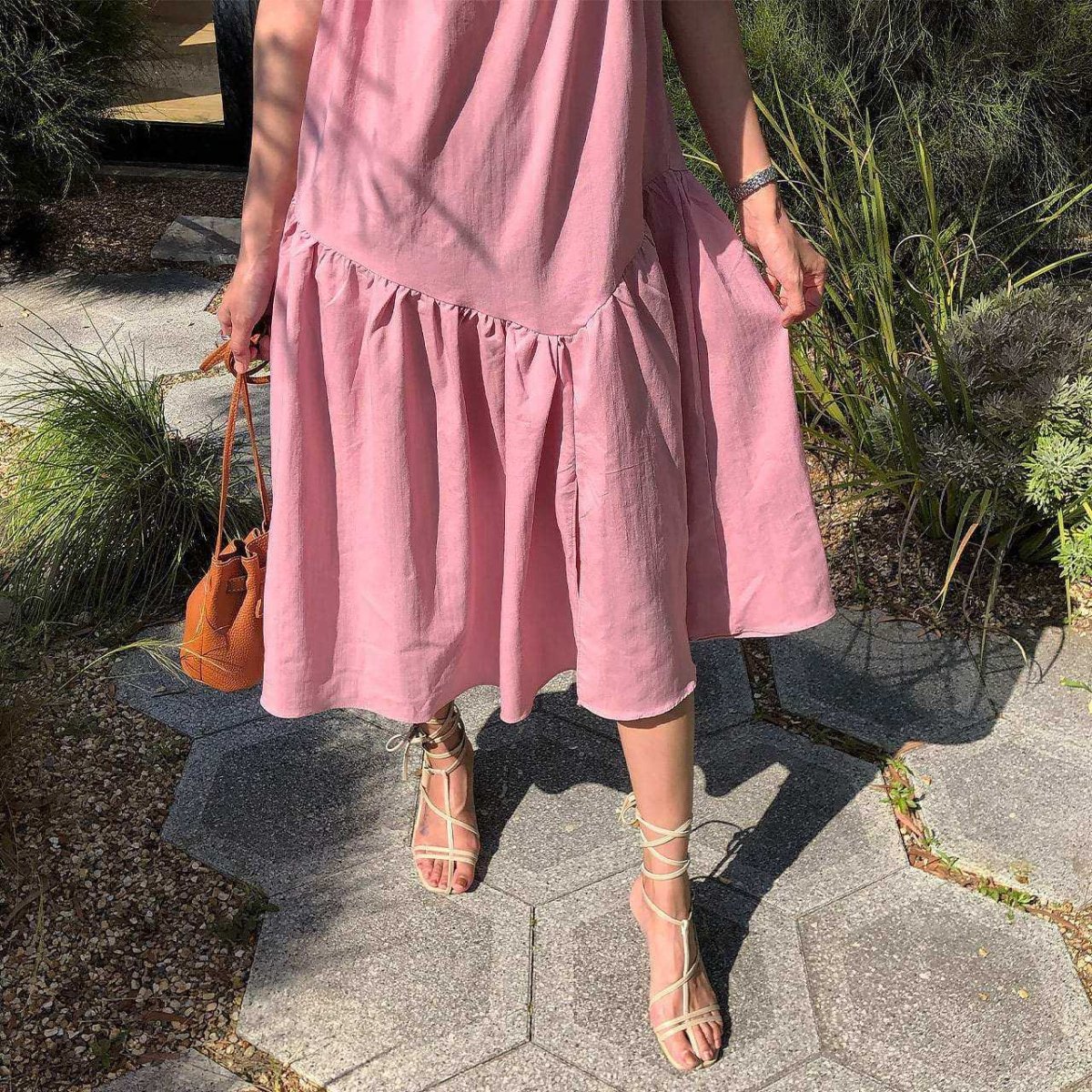 <Mサイズ2点即納>【動画あり】ベビーピンクカラーリラックスワンピース - select store mirror me<Mサイズ2点即納>【動画あり】ベビーピンクカラーリラックスワンピース194552184mirror meselect store mirror me194552184S