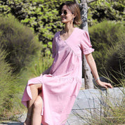 <Mサイズ2点即納>【動画あり】ベビーピンクカラーリラックスワンピース - select store mirror me<Mサイズ2点即納>【動画あり】ベビーピンクカラーリラックスワンピース194552184mirror meselect store mirror me194552184S