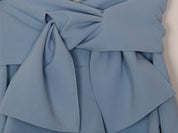 <M2点即納>デザインウエストフリルリボンくすみブルースカート - select store mirror me<M2点即納>デザインウエストフリルリボンくすみブルースカート99403507mirror meselect store mirror me99403507S