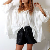 〈インスタグラマー様ご愛用〉【動画あり】ドロップショルダーデザインスリーブトップス - select store mirror me〈インスタグラマー様ご愛用〉【動画あり】ドロップショルダーデザインスリーブトップスmirror meselect store mirror meフリーサイズ