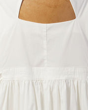 バックカットパフスリーブホワイトワンピース - select store mirror meバックカットパフスリーブホワイトワンピースmirror meselect store mirror meフリーサイズ