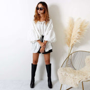 〈インスタグラマー様ご愛用〉【動画あり】ドロップショルダーデザインスリーブトップス - select store mirror me〈インスタグラマー様ご愛用〉【動画あり】ドロップショルダーデザインスリーブトップスmirror meselect store mirror meフリーサイズ