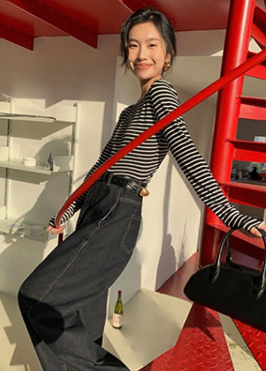 【大人気】バックカッティングオープンボーダートップス - select store mirror me【大人気】バックカッティングオープンボーダートップスmirror meselect store mirror meフリーサイズ