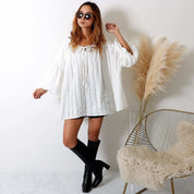 〈インスタグラマー様ご愛用〉【動画あり】ドロップショルダーデザインスリーブトップス - select store mirror me〈インスタグラマー様ご愛用〉【動画あり】ドロップショルダーデザインスリーブトップスmirror meselect store mirror meフリーサイズ