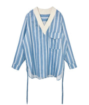 カラーストライプ異素材MIXトップス - select store mirror meカラーストライプ異素材MIXトップス186780945mirror meselect store mirror me186780945S