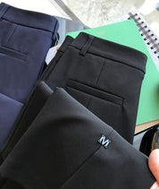 Mロゴポイントセンタータックスリットパンツ - select store mirror meMロゴポイントセンタータックスリットパンツ195237029mirror meselect store mirror me195237029S