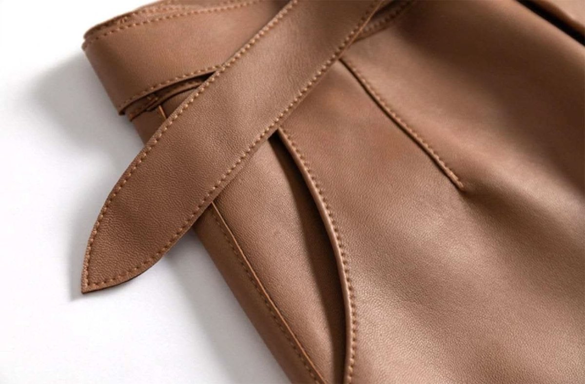 【サイズ展開豊富】【動画あり】高品質PUレザーウエストベルト付きパンツ 2色展開 - select store mirror me【サイズ展開豊富】【動画あり】高品質PUレザーウエストベルト付きパンツ 2色展開80307394mirror meselect store mirror me80307394キャメル S