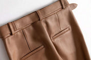 【サイズ展開豊富】【動画あり】高品質PUレザーウエストベルト付きパンツ 2色展開 - select store mirror me【サイズ展開豊富】【動画あり】高品質PUレザーウエストベルト付きパンツ 2色展開80307394mirror meselect store mirror me80307394キャメル S