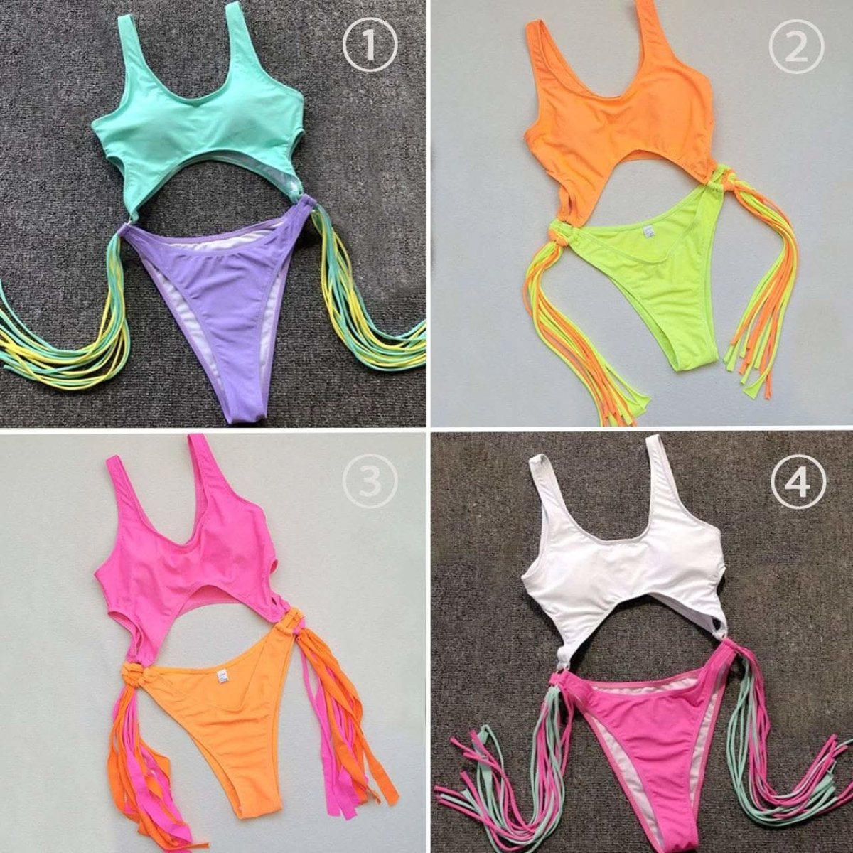 <ホワイト×ピンク【S】④1点即納><インスタグラマー様ご愛用>バイカラーフリンジハイレグビキニ 6色展開 - select store mirror me<ホワイト×ピンク【S】④1点即納><インスタグラマー様ご愛用>バイカラーフリンジハイレグビキニ 6色展開194481894mirror meselect store mirror me194481894①ブルー×パープル【S】