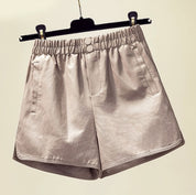 <ブラックS1点即納>セミマットPUレザーショート丈ソフトスリットパンツ 3色展開 - select store mirror me<ブラックS1点即納>セミマットPUレザーショート丈ソフトスリットパンツ 3色展開79223270mirror meselect store mirror me79223270ベージュ S