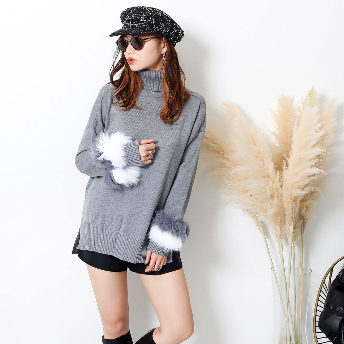 <ブラックS1点即納>セミマットPUレザーショート丈ソフトスリットパンツ 3色展開 - select store mirror me<ブラックS1点即納>セミマットPUレザーショート丈ソフトスリットパンツ 3色展開79223270mirror meselect store mirror me79223270ベージュ S