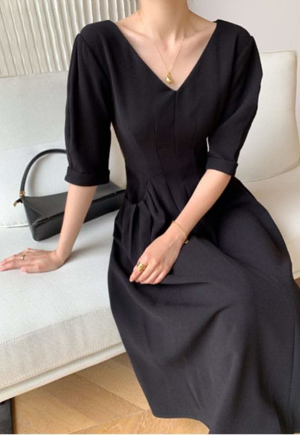 <Sサイズ1点即納>【動画あり】美ラインVネックシックブラックワンピース - select store mirror me<Sサイズ1点即納>【動画あり】美ラインVネックシックブラックワンピース179539039mirror meselect store mirror me179539039【即納】S