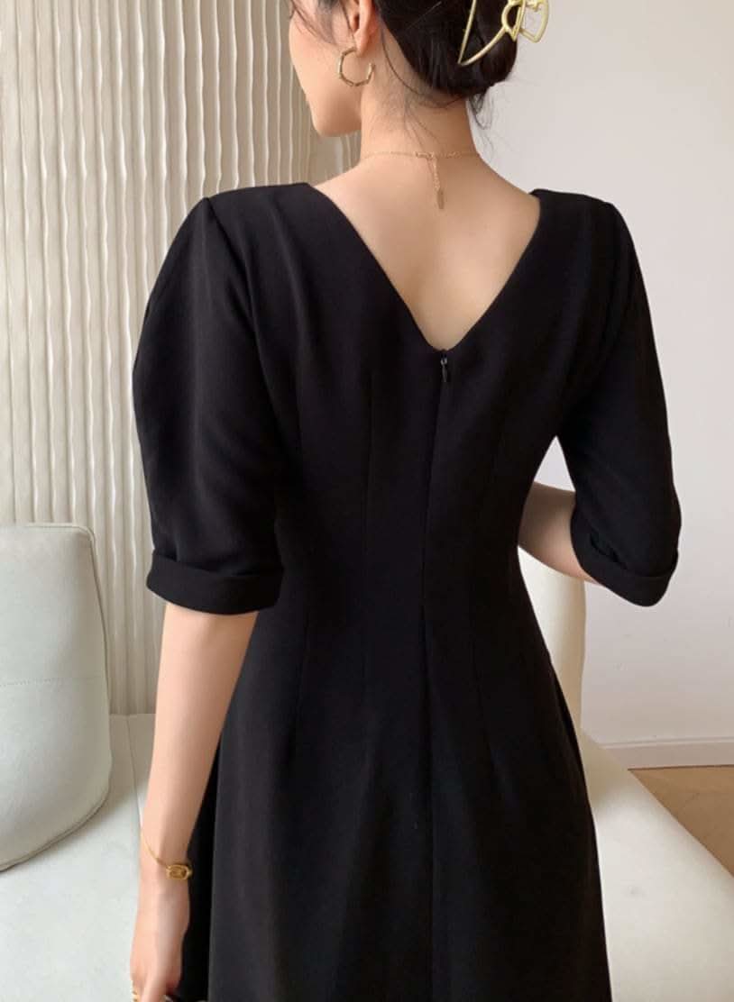 <Sサイズ1点即納>【動画あり】美ラインVネックシックブラックワンピース - select store mirror me<Sサイズ1点即納>【動画あり】美ラインVネックシックブラックワンピース179539039mirror meselect store mirror me179539039【即納】S