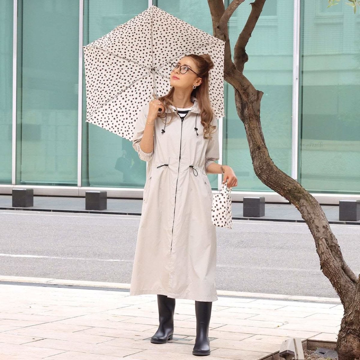 SALE【通常4,980▶︎4,482円】<グレー即納1点>晴雨兼用ドットレオパード柄折り畳み傘 2色展開 - select store mirror meSALE【通常4,980▶︎4,482円】<グレー即納1点>晴雨兼用ドットレオパード柄折り畳み傘 2色展開121121324mirror meselect store mirror me121121324ホワイト