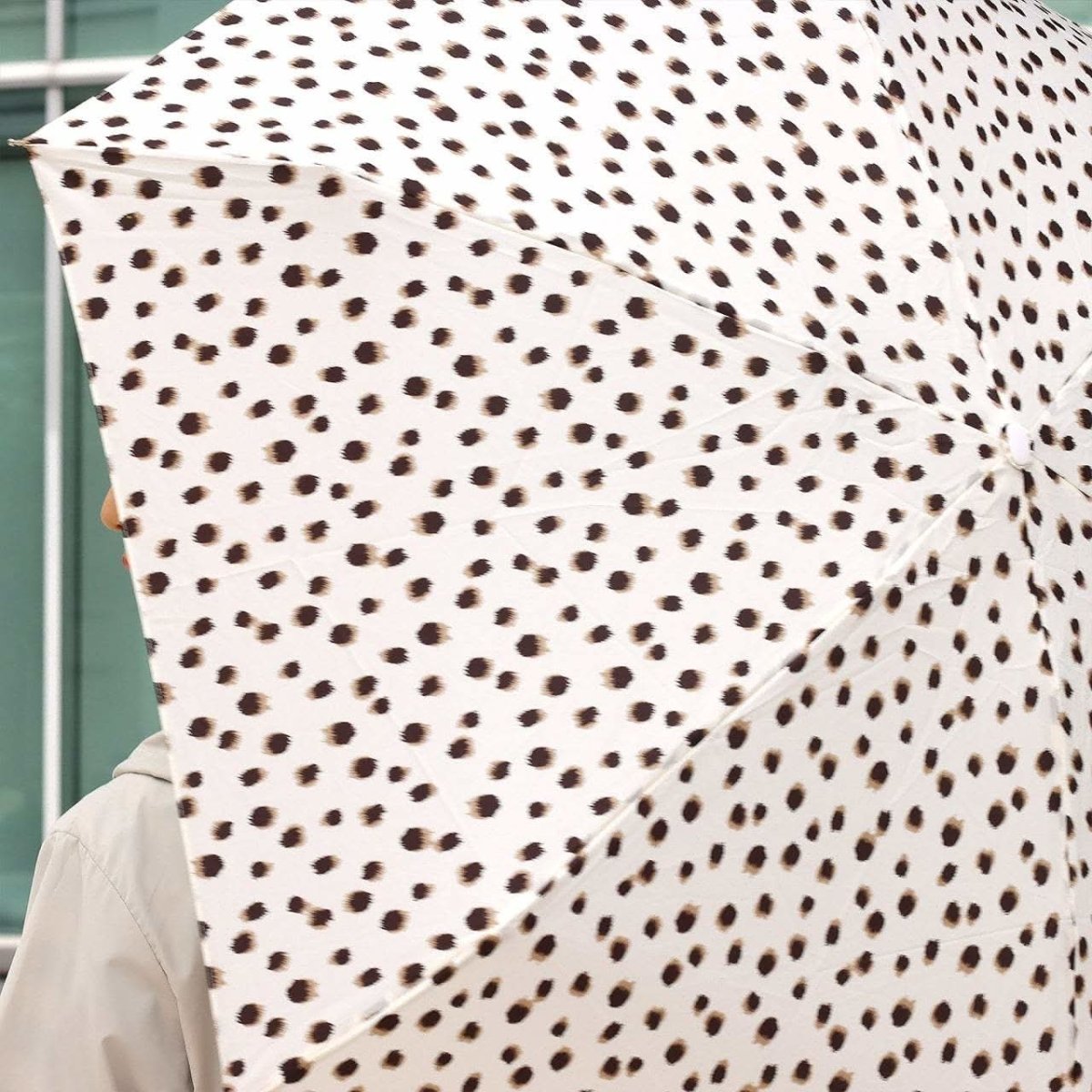 SALE【通常4,980▶︎4,482円】<グレー即納1点>晴雨兼用ドットレオパード柄折り畳み傘 2色展開 - select store mirror meSALE【通常4,980▶︎4,482円】<グレー即納1点>晴雨兼用ドットレオパード柄折り畳み傘 2色展開121121324mirror meselect store mirror me121121324ホワイト