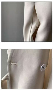 カジュアル ダブル ブレスト ベスト ジャケット - select store mirror meカジュアル ダブル ブレスト ベスト ジャケットselect store mirror meselect store mirror meブラックベージュ S