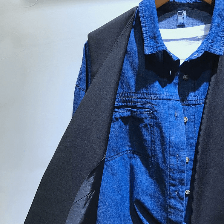 ロングベスト ジャケット - select store mirror meロングベスト ジャケットselect store mirror meselect store mirror meグレージュ S