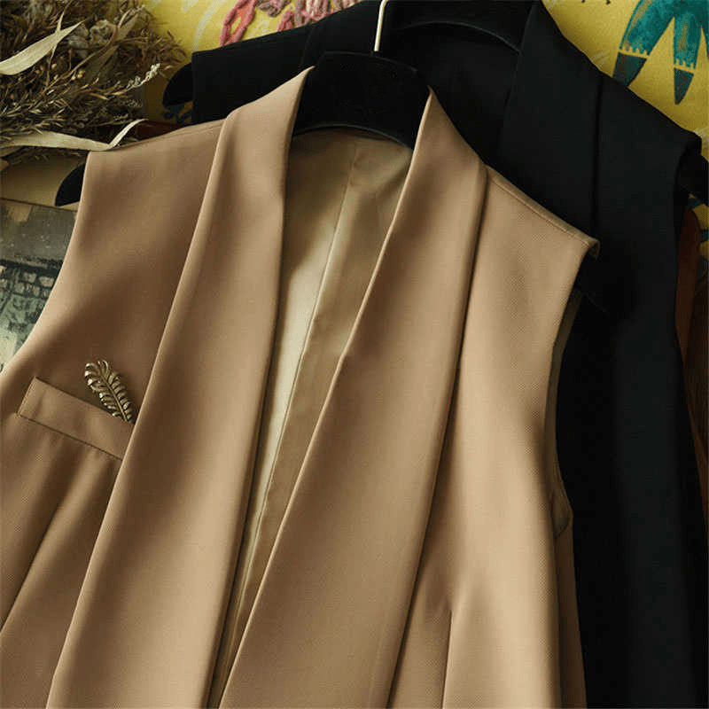 スタイリッシュ ベストジャケット - select store mirror meスタイリッシュ ベストジャケットselect store mirror meselect store mirror meカーキ S