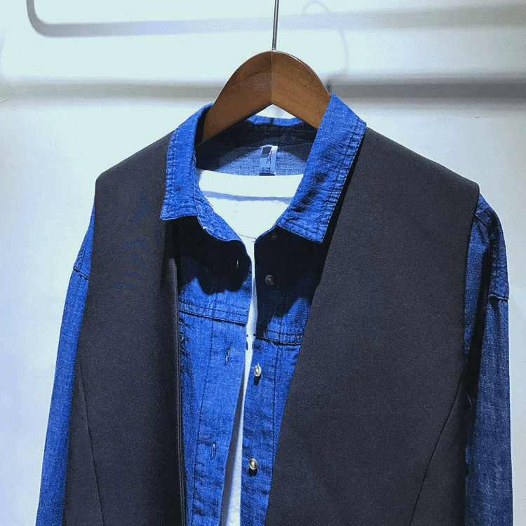 ロングベスト ジャケット - select store mirror meロングベスト ジャケットselect store mirror meselect store mirror meグレージュ S