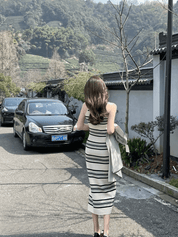 ノースリーブボーダーニットワンピース - select store mirror meノースリーブボーダーニットワンピースselect store mirror meselect store mirror meS