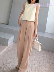 <Sサイズ即納>【動画あり】かすみピンクハイウエストワイドレッグパンツ - select store mirror me<Sサイズ即納>【動画あり】かすみピンクハイウエストワイドレッグパンツ194555479mirror meselect store mirror me194555479【即納】S