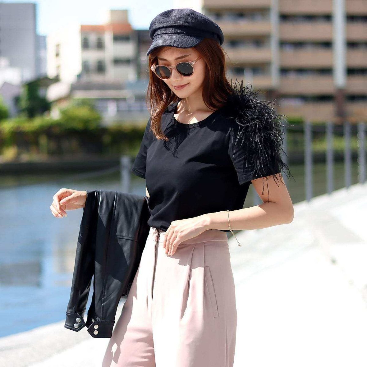 <Sサイズ即納>【動画あり】かすみピンクハイウエストワイドレッグパンツ - select store mirror me<Sサイズ即納>【動画あり】かすみピンクハイウエストワイドレッグパンツ194555479mirror meselect store mirror me194555479【即納】S