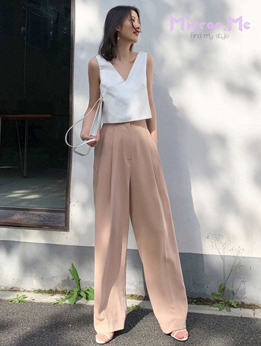 <Sサイズ即納>【動画あり】かすみピンクハイウエストワイドレッグパンツ - select store mirror me<Sサイズ即納>【動画あり】かすみピンクハイウエストワイドレッグパンツ194555479mirror meselect store mirror me194555479【即納】S