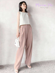 <Sサイズ即納>【動画あり】かすみピンクハイウエストワイドレッグパンツ - select store mirror me<Sサイズ即納>【動画あり】かすみピンクハイウエストワイドレッグパンツ194555479mirror meselect store mirror me194555479【即納】S