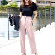 <Sサイズ即納>【動画あり】かすみピンクハイウエストワイドレッグパンツ - select store mirror me<Sサイズ即納>【動画あり】かすみピンクハイウエストワイドレッグパンツ194555479mirror meselect store mirror me194555479【即納】S