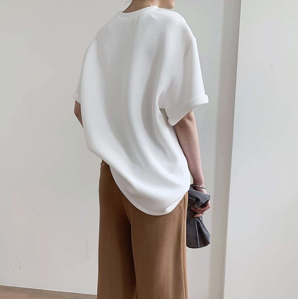 【動画あり】上質素材オーバーシルエットTシャツ 2色展開 - select store mirror me【動画あり】上質素材オーバーシルエットTシャツ 2色展開115223871mirror meselect store mirror me115223871ホワイト S