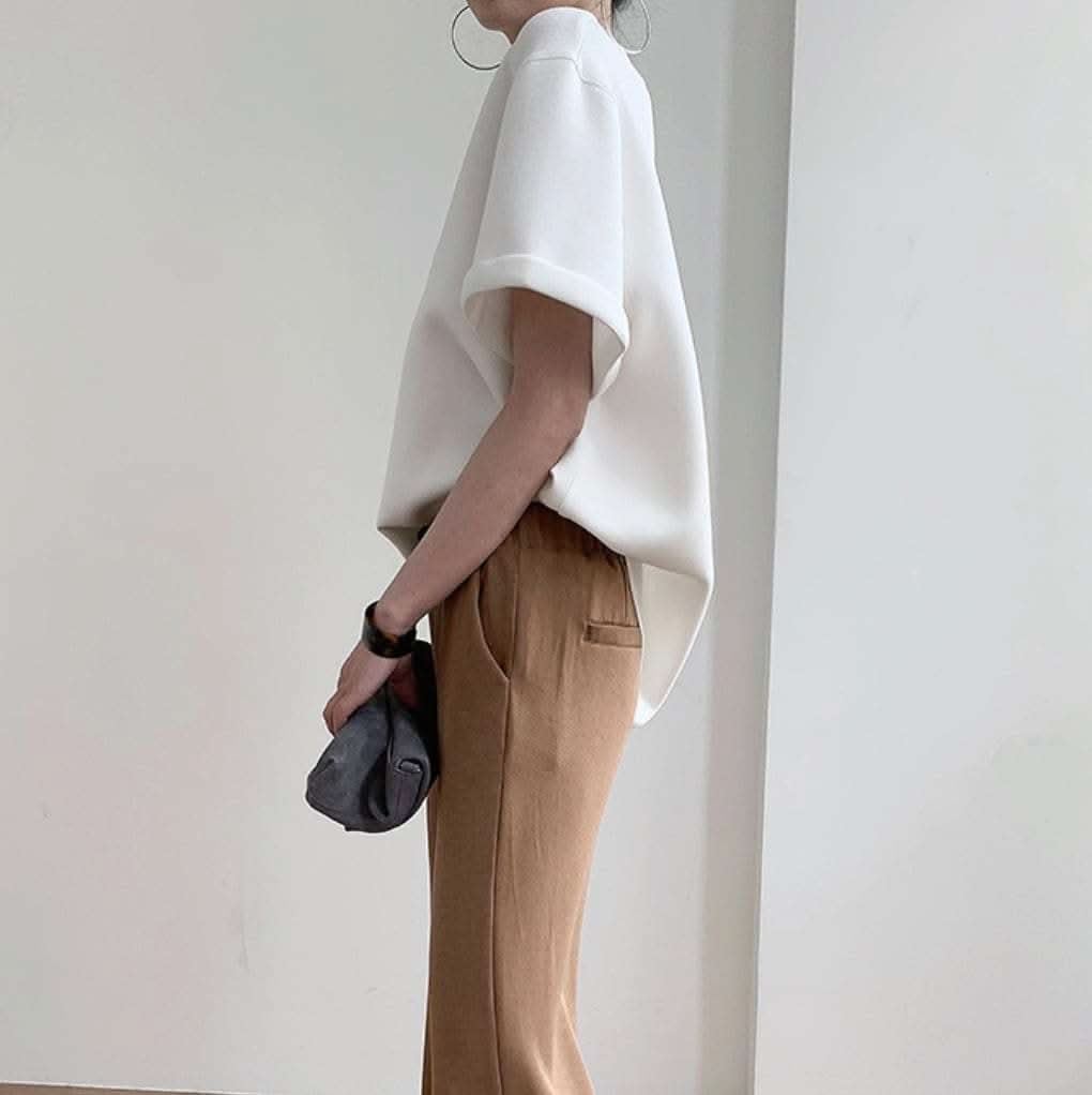 【動画あり】上質素材オーバーシルエットTシャツ 2色展開 - select store mirror me【動画あり】上質素材オーバーシルエットTシャツ 2色展開115223871mirror meselect store mirror me115223871ホワイト S