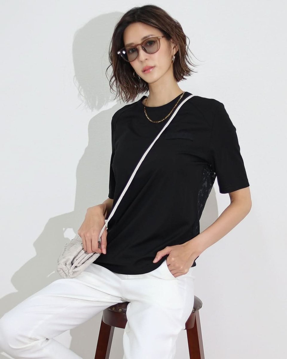 【動画あり】バックシースルーレース切り替えTシャツ - select store mirror me【動画あり】バックシースルーレース切り替えTシャツ132628832mirror meselect store mirror me132628832S