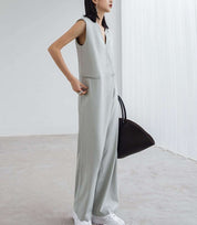 <大ヒット>【動画あり】Vネックノースリーブサックロンパース 2色展開 - select store mirror me<大ヒット>【動画あり】Vネックノースリーブサックロンパース 2色展開176742516mirror meselect store mirror me176742516グレーS