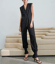 <大ヒット>【動画あり】Vネックノースリーブサックロンパース 2色展開 - select store mirror me<大ヒット>【動画あり】Vネックノースリーブサックロンパース 2色展開176742516mirror meselect store mirror me176742516グレーS