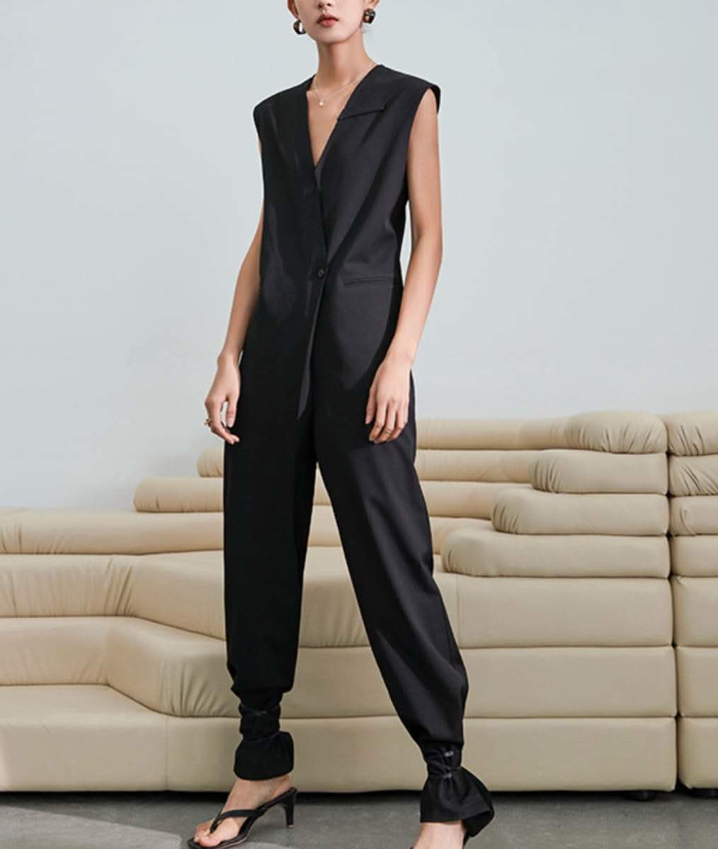 <大ヒット>【動画あり】Vネックノースリーブサックロンパース 2色展開 - select store mirror me<大ヒット>【動画あり】Vネックノースリーブサックロンパース 2色展開176742516mirror meselect store mirror me176742516グレーS