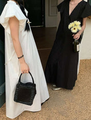 【動画あり】Vネックラフシルエットロングワンピース 3色展開 - select store mirror me【動画あり】Vネックラフシルエットロングワンピース 3色展開201336230mirror meselect store mirror me201336230ホワイトS