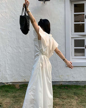 【動画あり】Vネックラフシルエットロングワンピース 3色展開 - select store mirror me【動画あり】Vネックラフシルエットロングワンピース 3色展開201336230mirror meselect store mirror me201336230ホワイトS